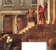 TIZIANO Vecellio Presentation of the Virgin at the Temple (detail) er china oil painting reproduction